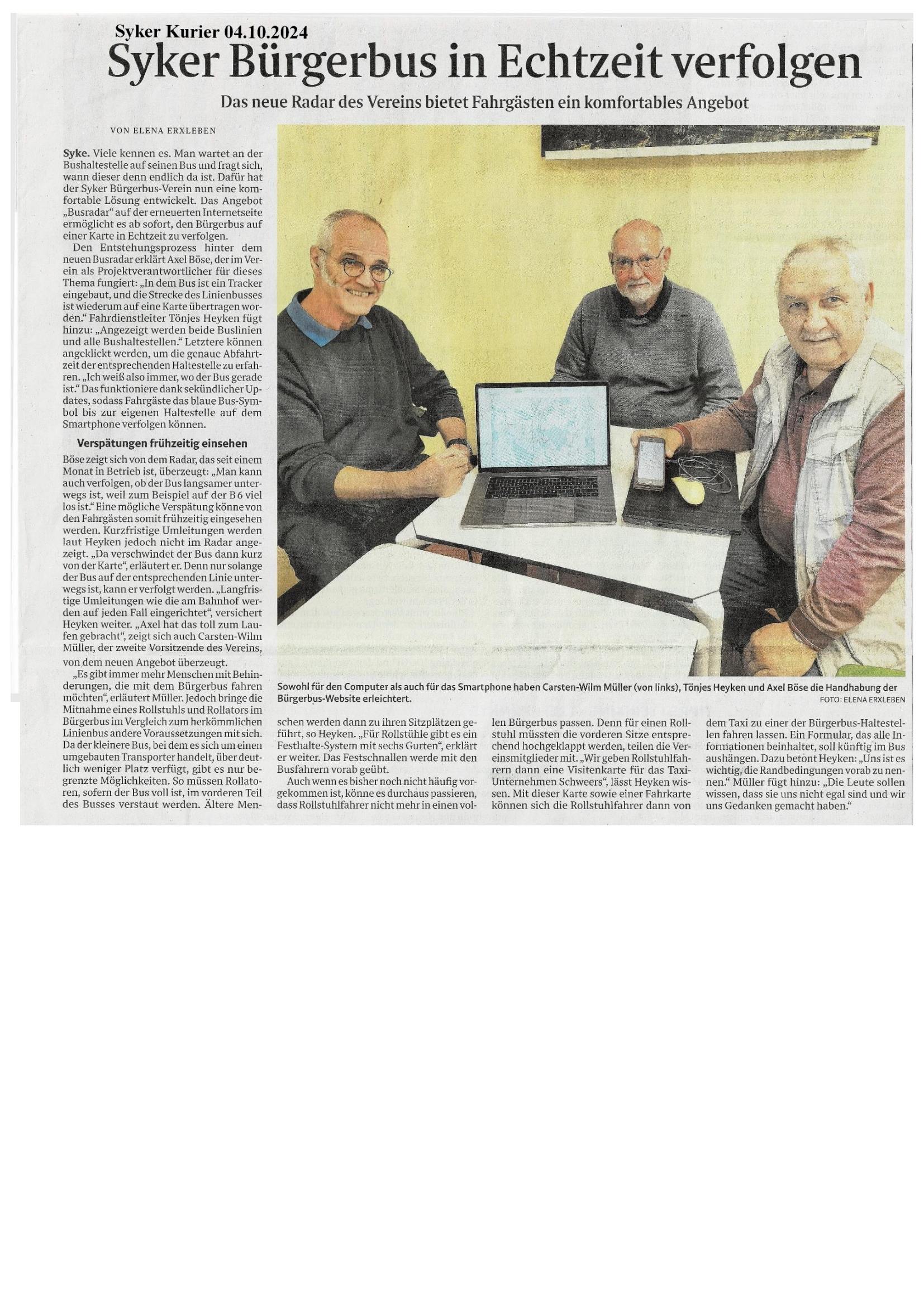 2024 10 04 Syker Burgerbus in Echtzeit Syker Kurier 490